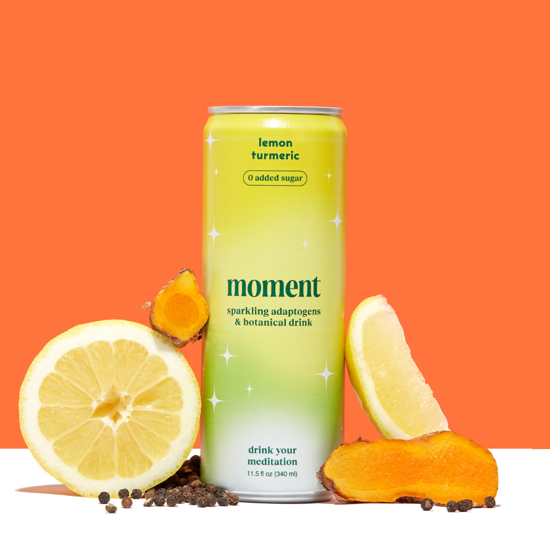 Sparkling Lemon Turmeric 12- pack Botanical Water