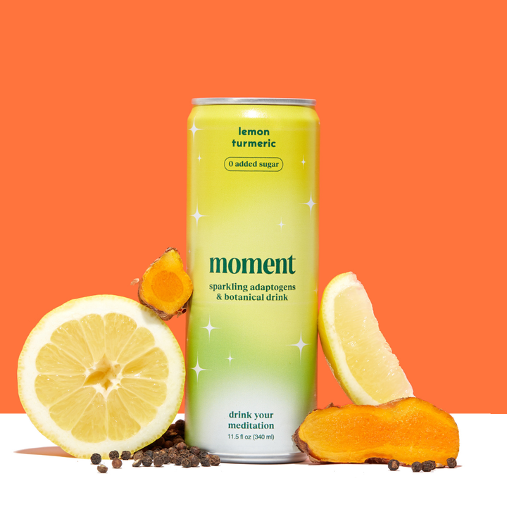 Sparkling Lemon Turmeric 12- pack Botanical Water