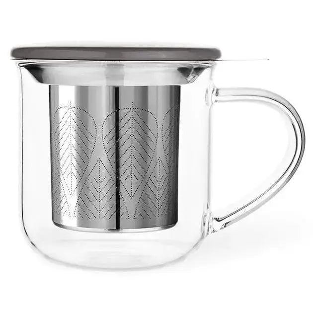 Minima™ Eva Glass Mug & Porcelain Lid w/ Infuser