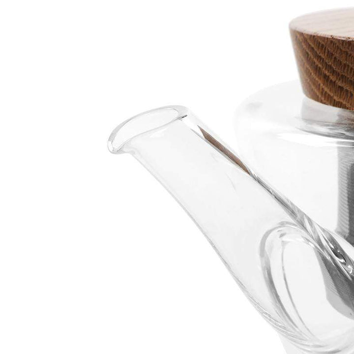 Infusion™ Glass Teapot & Wood Lid w/ Infuser - 17oz / 0.5L