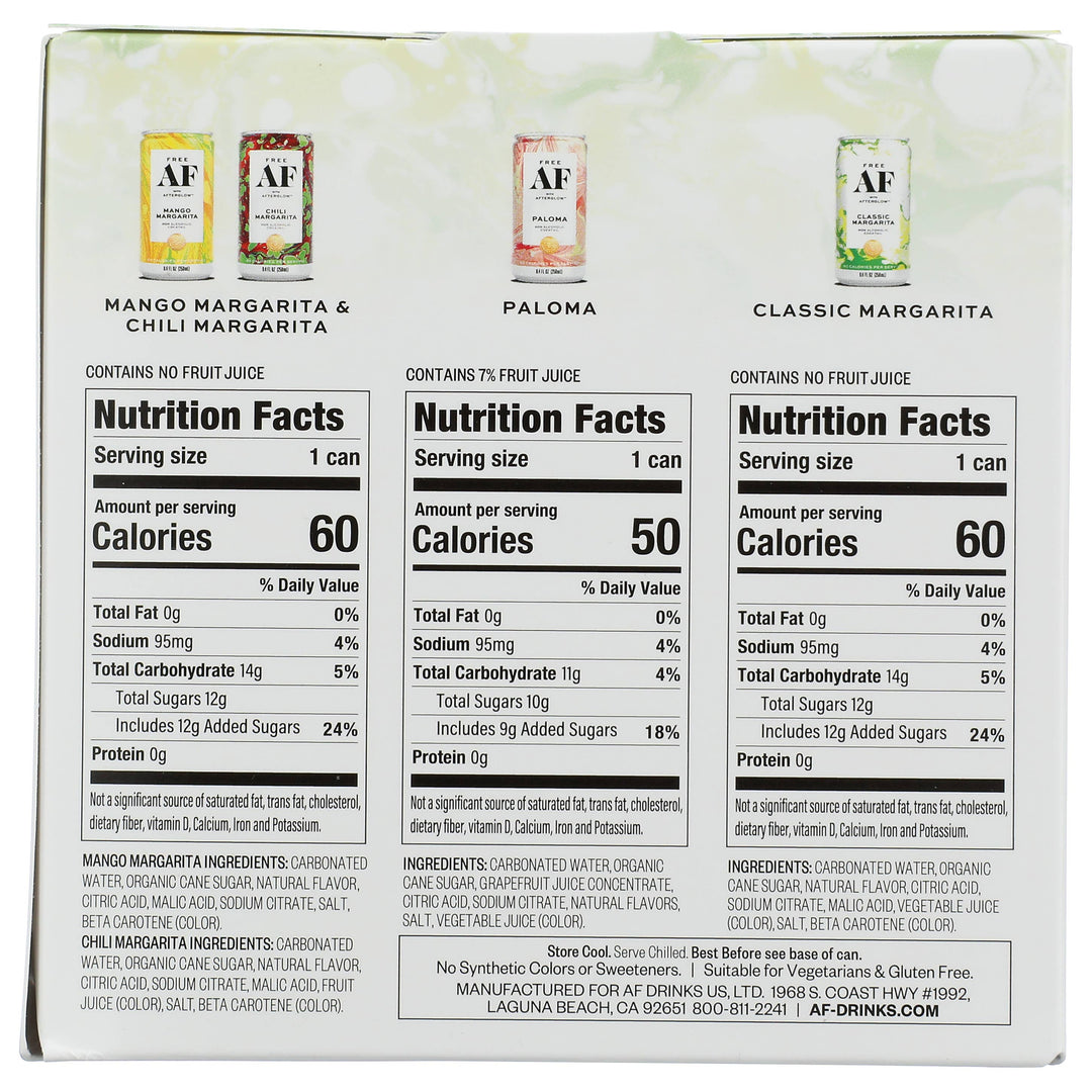 Free AF Margarita Variety 6 x 4 pack