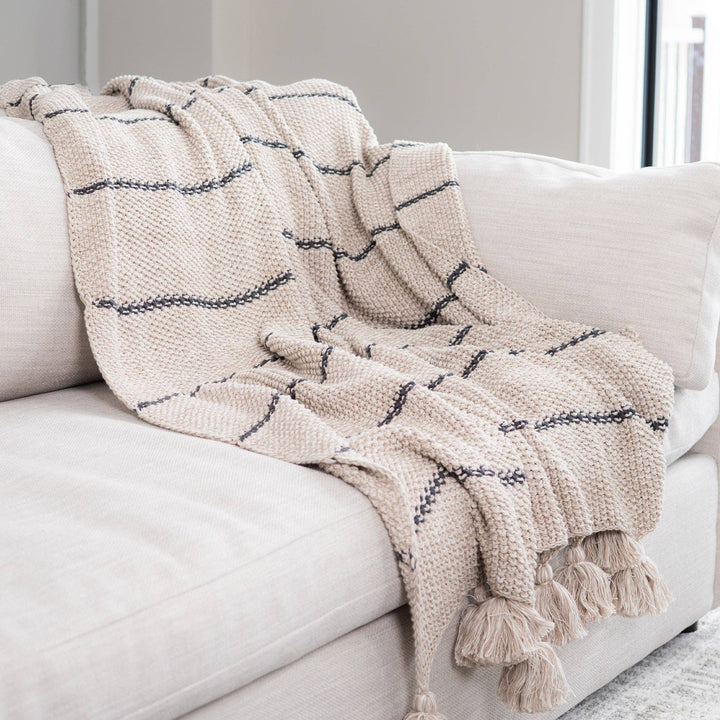 EZ Home Elin 50x60" Recycled Cotton Decorative Throw Blanket