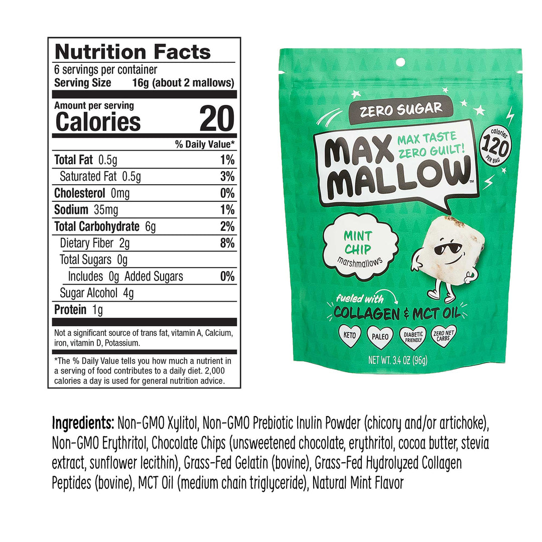 Mint Chip Max Mallow  - Sugar Free Marshmallow