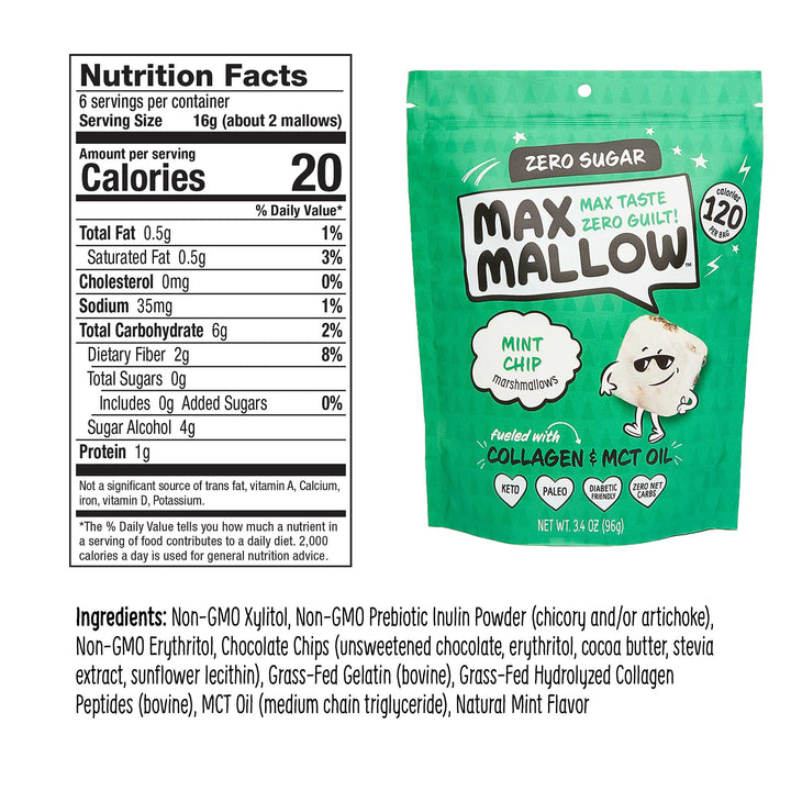 Mint Chip Max Mallow  - Sugar Free Marshmallow