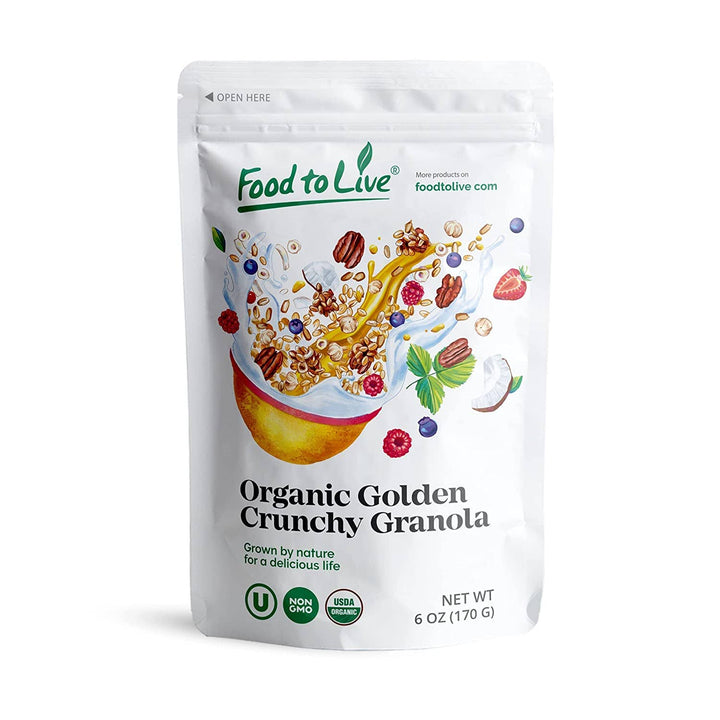 Organic Golden Crunchy Granola – Small Batch, Handcrafted