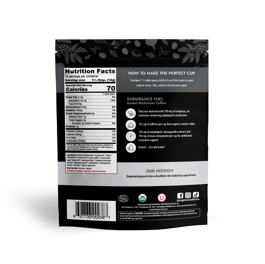 Endurance Fuel - Instant Mushroom Coffee