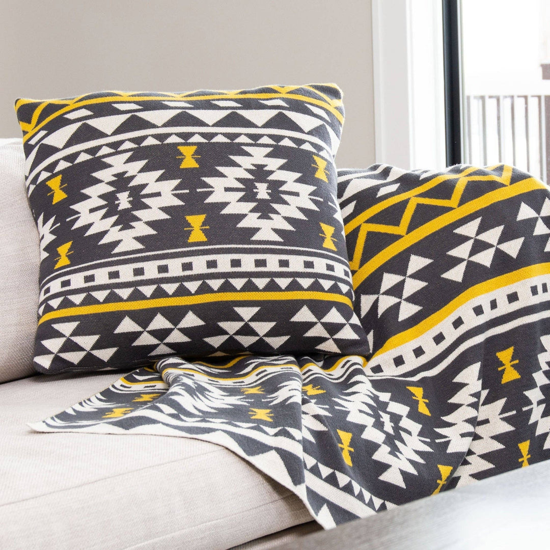 EZ Home Skye 50x60" Recycled Cotton Decorative Throw Blanket