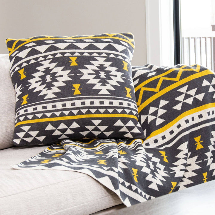 EZ Home Skye 50x60" Recycled Cotton Decorative Throw Blanket