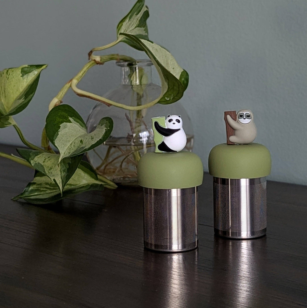 Sloth | Floating Tea Steeper | Green Base | Grey