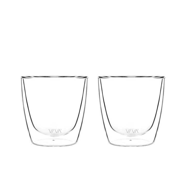 Lauren™ Large Glass Double-Walled Glasses - Set of 2