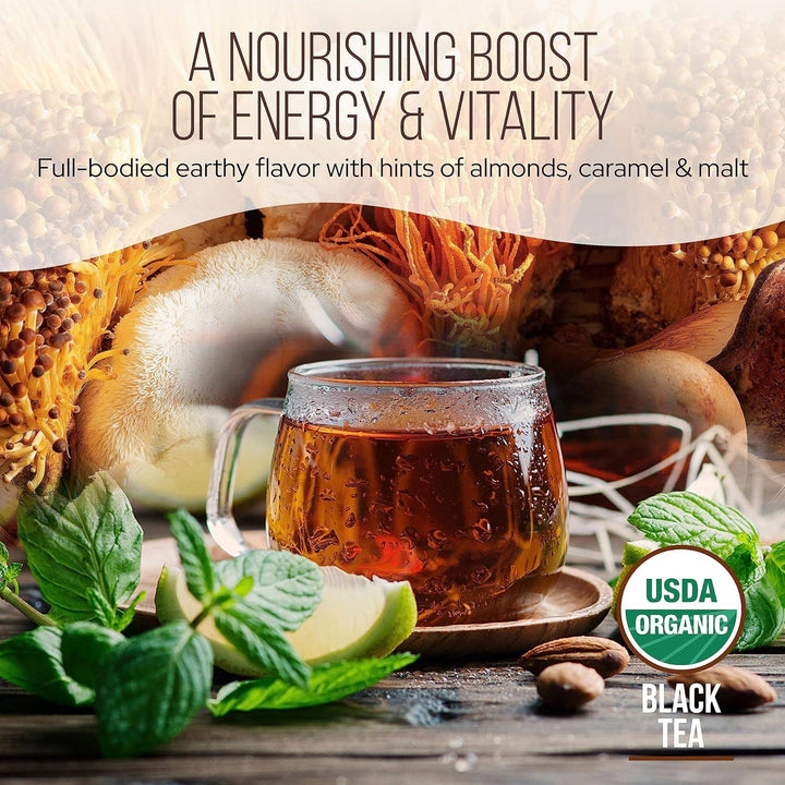 La Republica Black Tea with 7 Mushrooms (Instant)