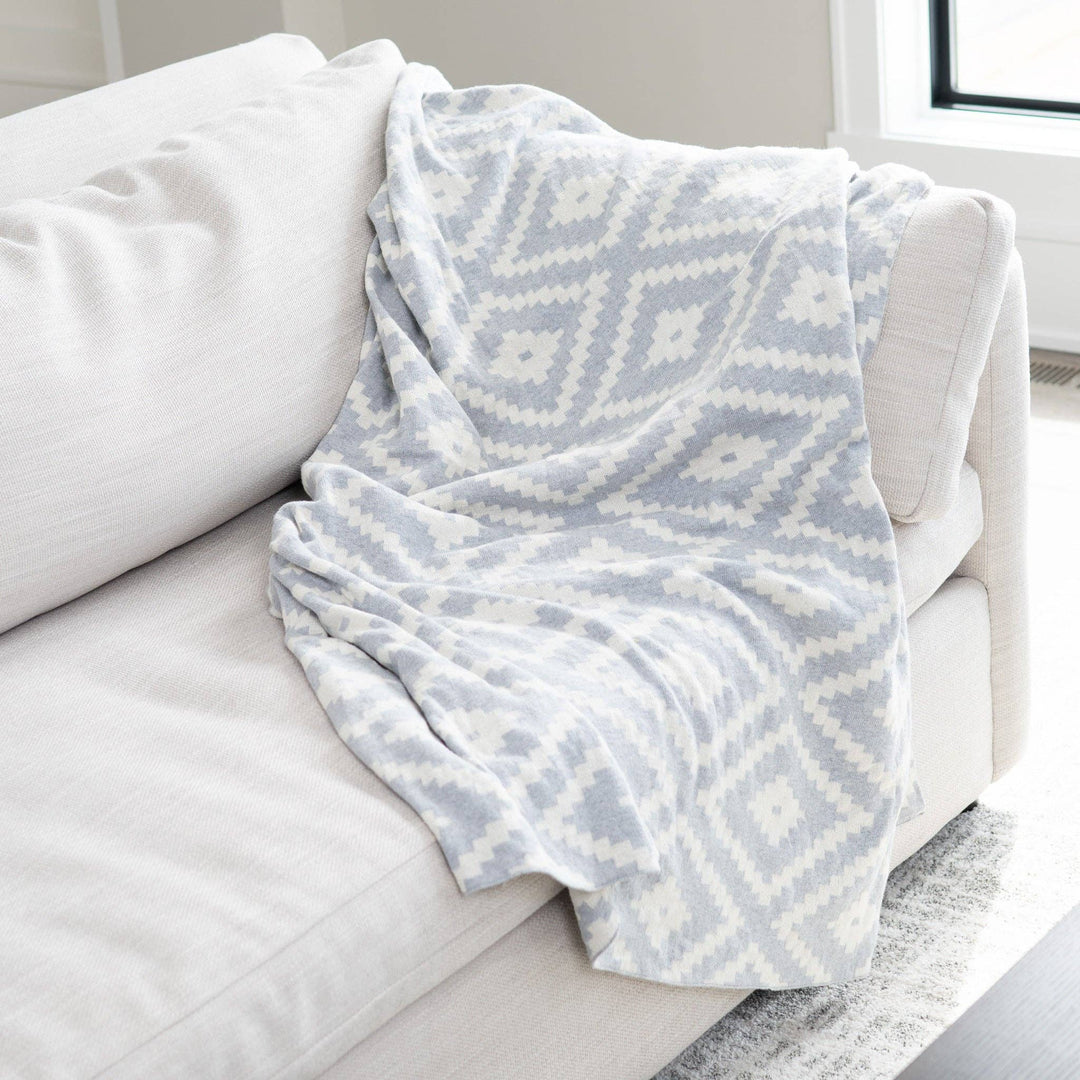 EZ Auden 50x60" Recycled Cotton Decorative Throw Blanket