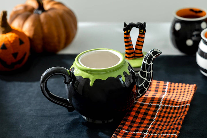 Halloween Witch's Cauldron 36oz Teapot