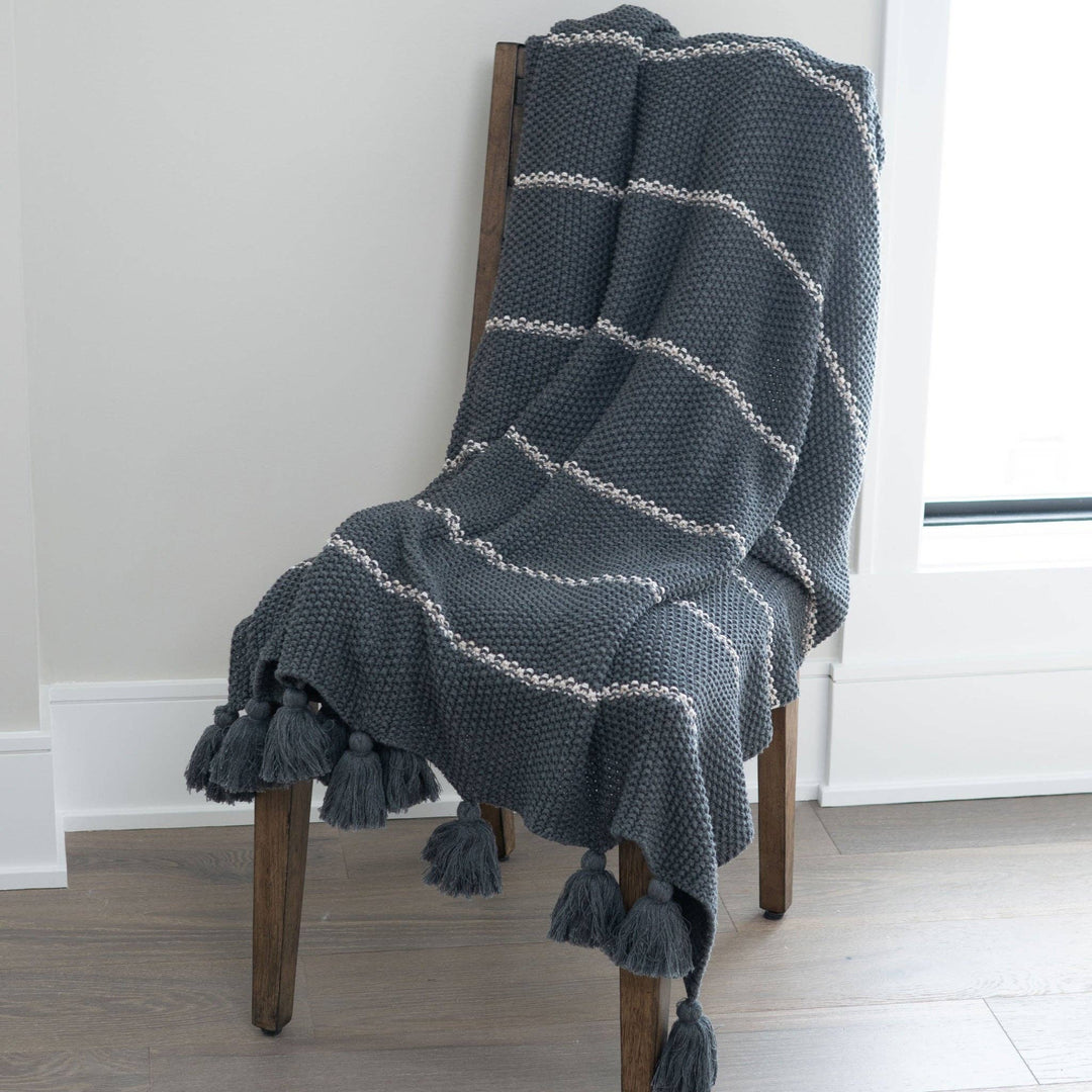 EZ Home Elin 50x60" Recycled Cotton Decorative Throw Blanket
