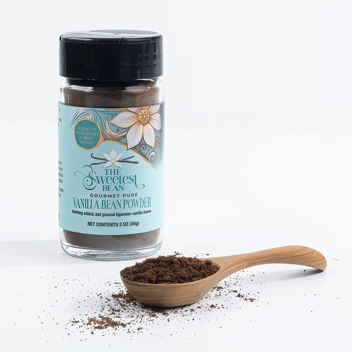 2 OZ and 4 OZ SINGLE-ORIGIN GOURMET PURE VANILLA BEAN POWDER
