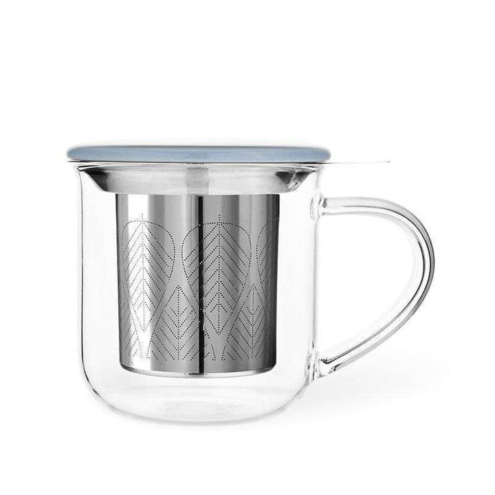 Minima™ Eva Glass Mug & Porcelain Lid w/ Infuser