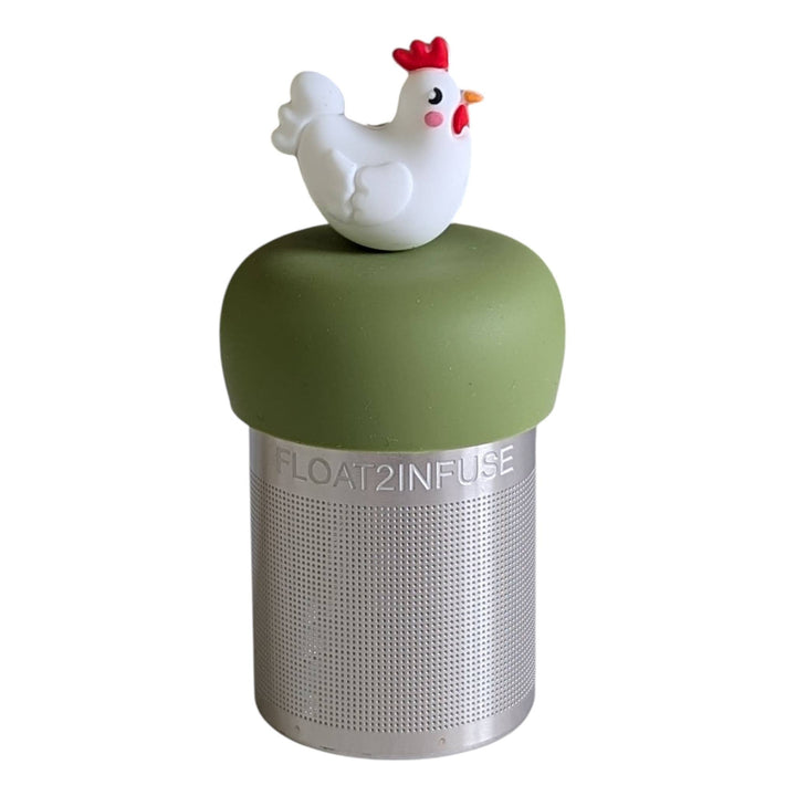 Chicken | Floating Tea Steeper | Green Base | White