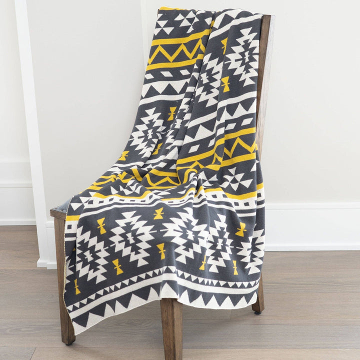 EZ Home Skye 50x60" Recycled Cotton Decorative Throw Blanket