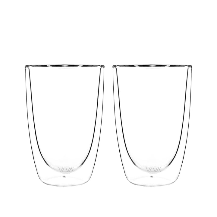 Lauren™ Large Glass Double-Walled Glasses - Set of 2