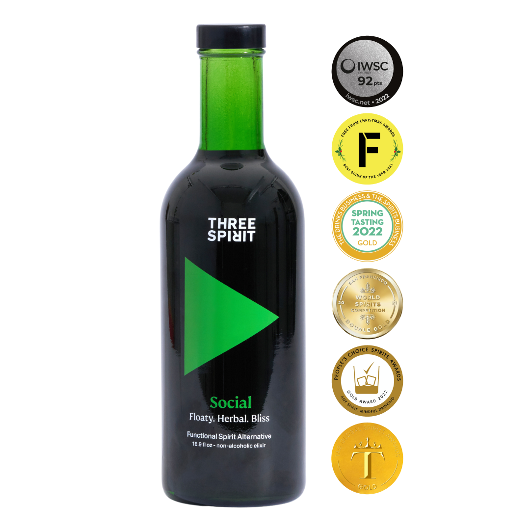 Social Functional Non Alcoholic Spirit (6 x 16.9oz bottle)