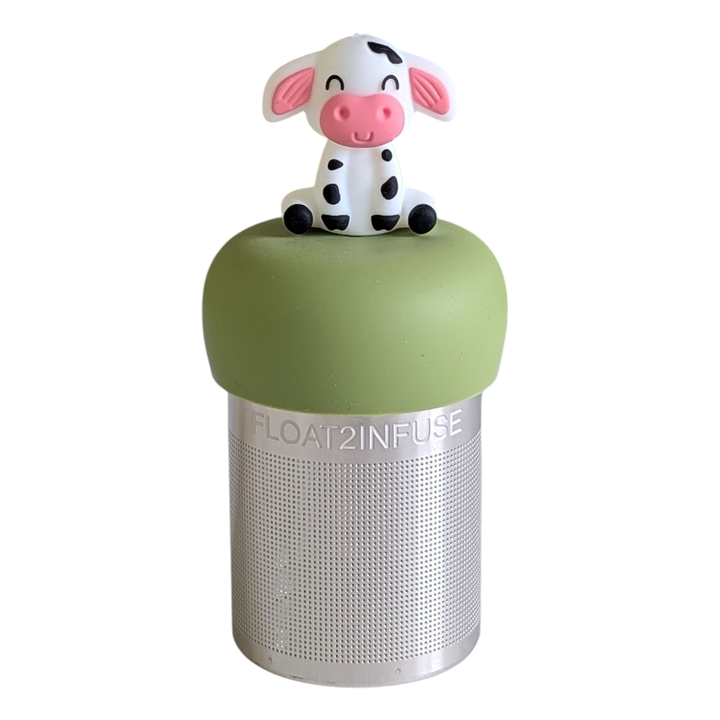 Spotted Cow | Floating Tea Steeper | Green Base | Pink Nose