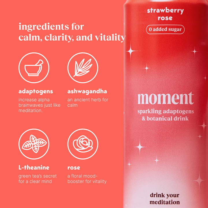 Strawberry Rose 12-pack Botanical Water