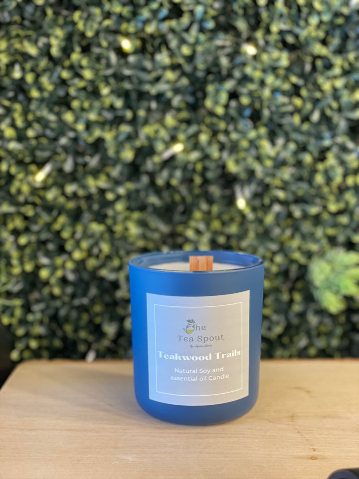 Frosted Vessel Soy Candle