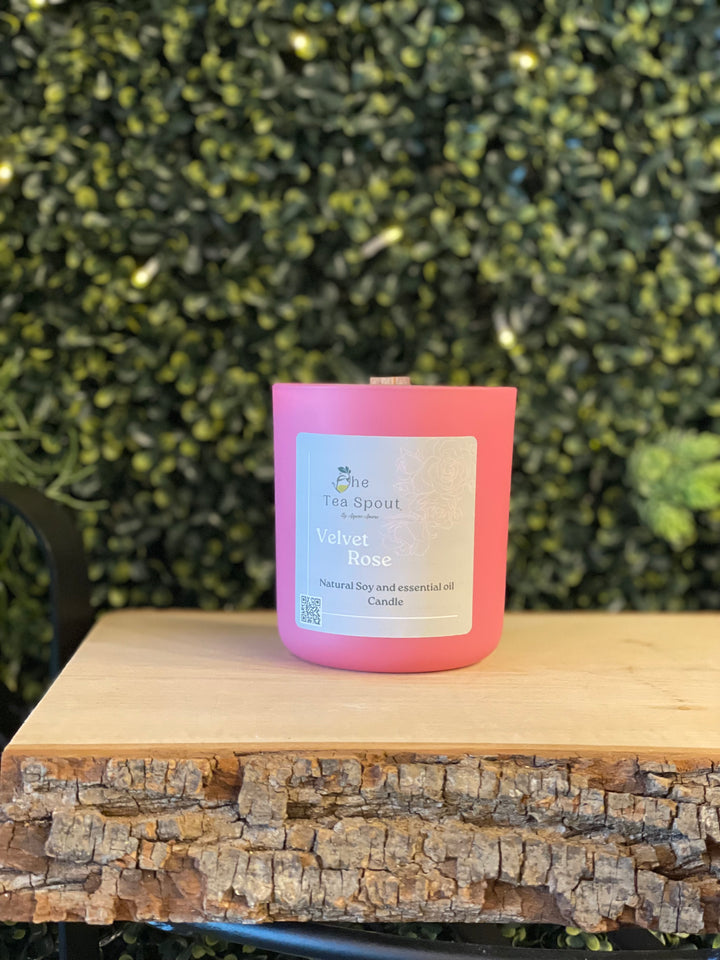 Frosted Vessel Soy Candle