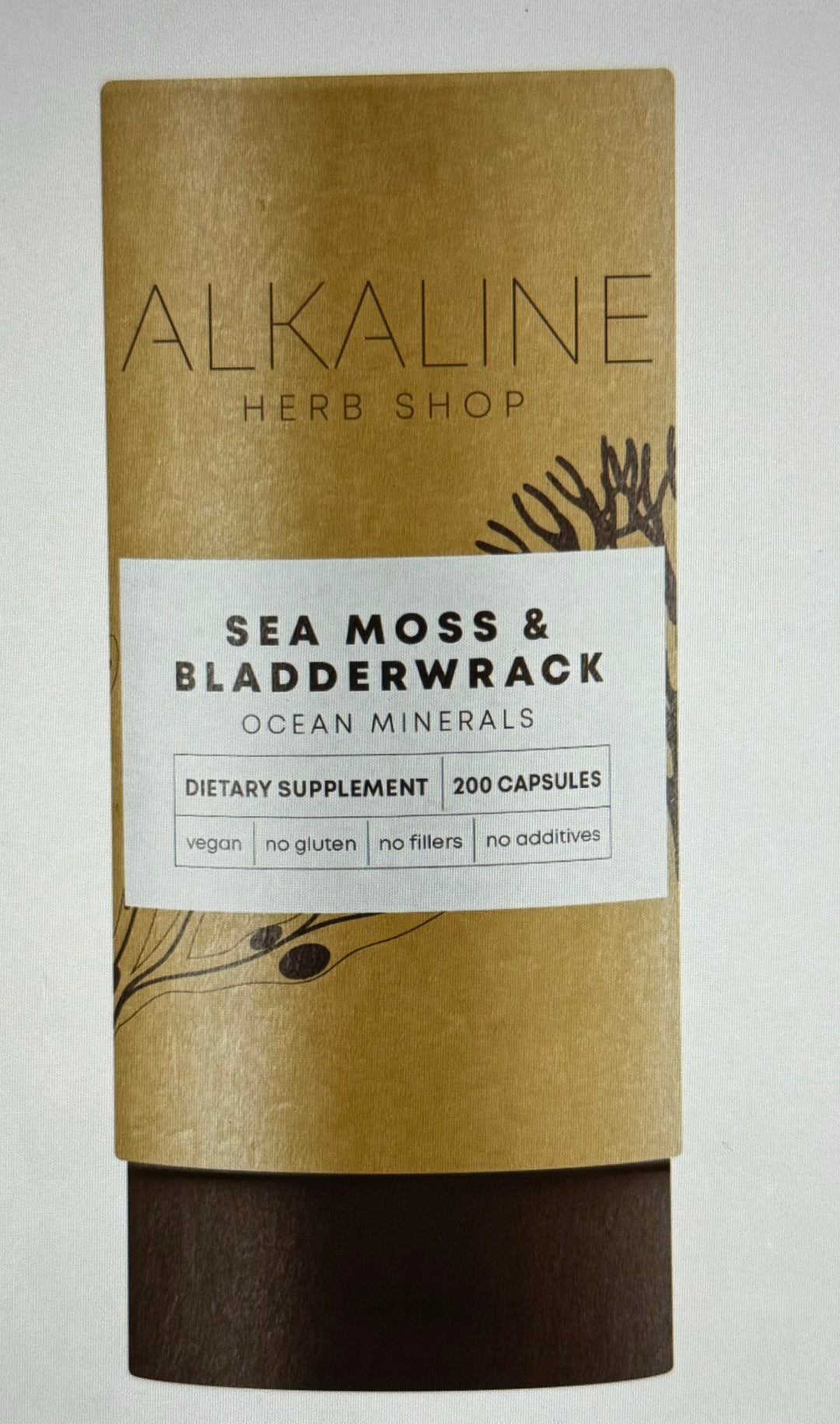 Sea Moss and Bladderwrack    200 veggie capsules