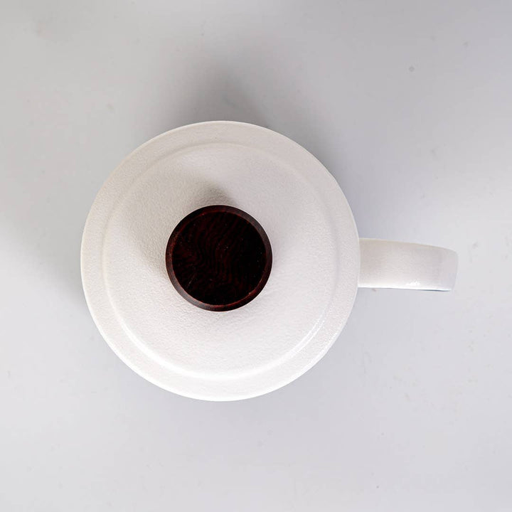 15oz Tea Mugs with Lid and Infuser for Loose Leaf Tea Mountain Design Blue White (4/48)
