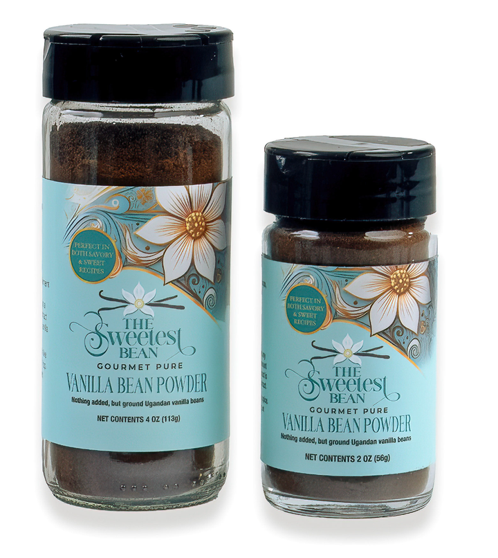 2 OZ and 4 OZ SINGLE-ORIGIN GOURMET PURE VANILLA BEAN POWDER