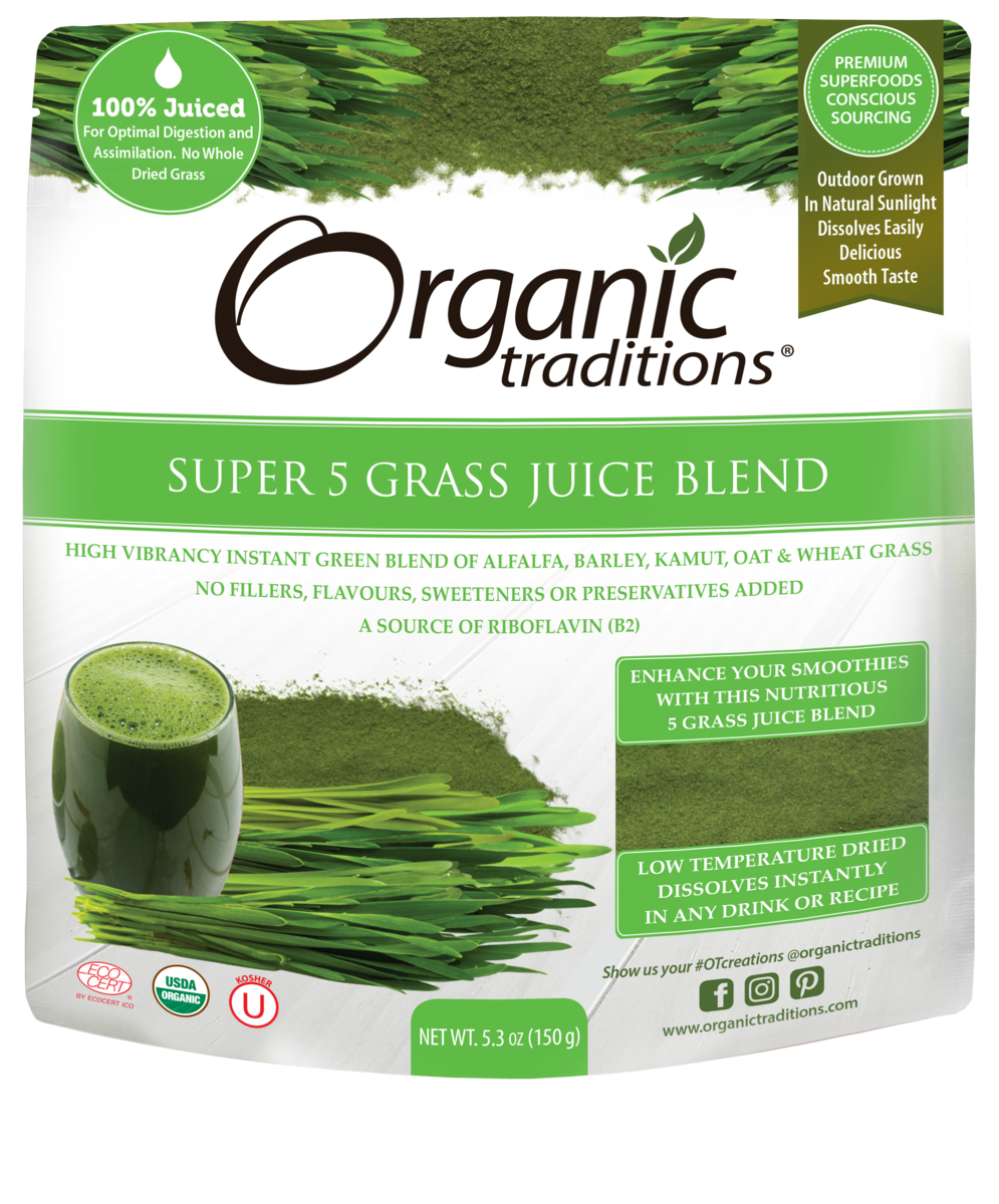 Super 5 Grass Juice Blend - 5.3 oz (150g)