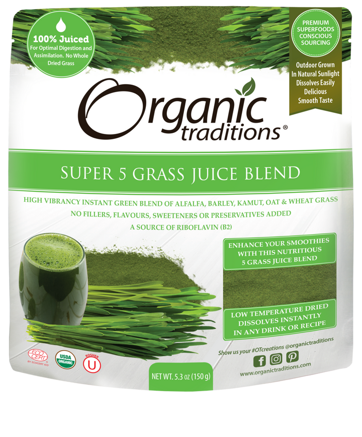 Super 5 Grass Juice Blend - 5.3 oz (150g)