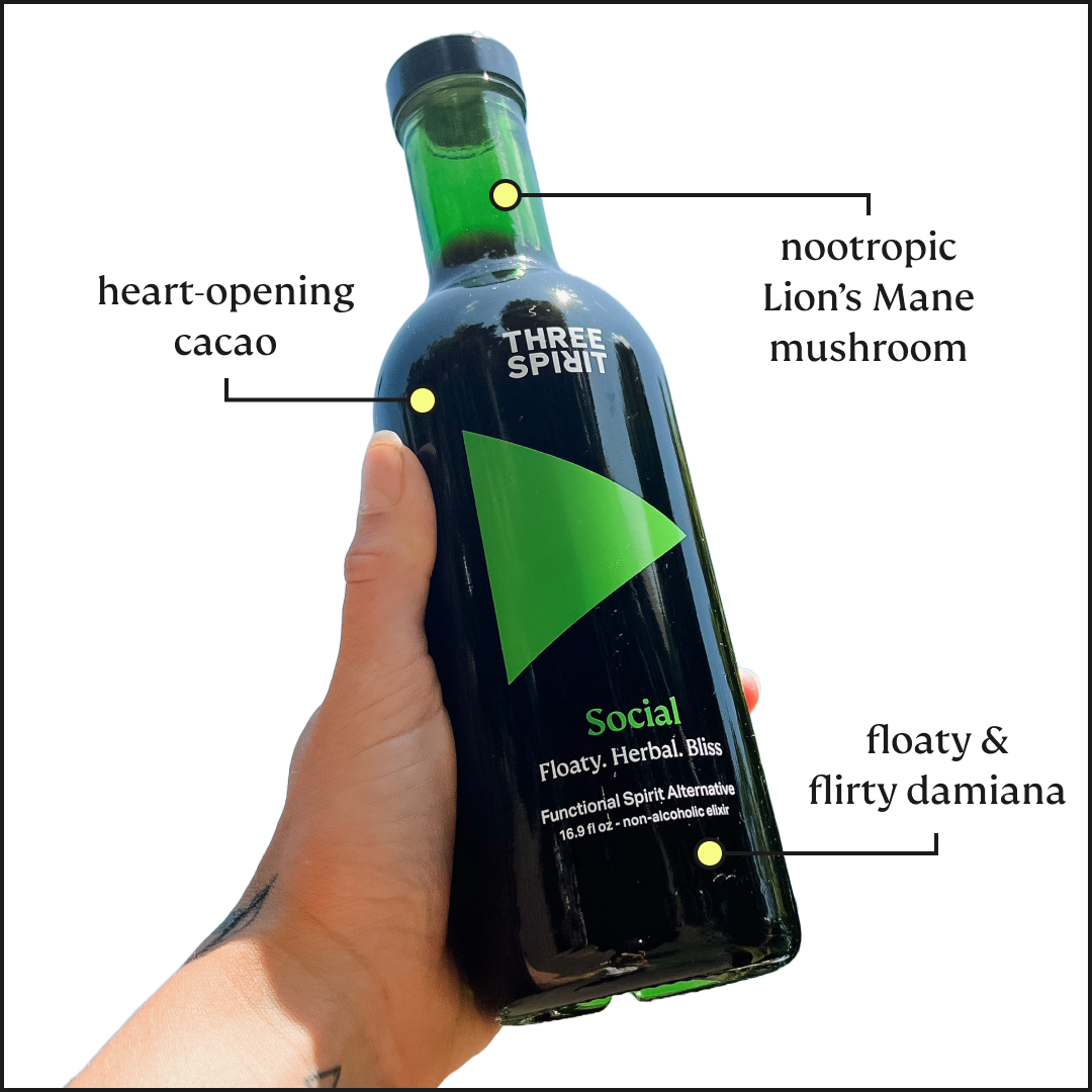 Social Functional Non Alcoholic Spirit (6 x 16.9oz bottle)