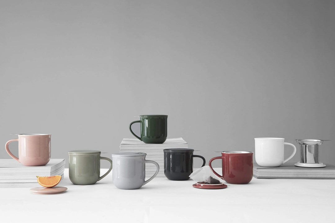Minima™ Eva Porcelain Mug w/ Loose Leaf Tea Infuser