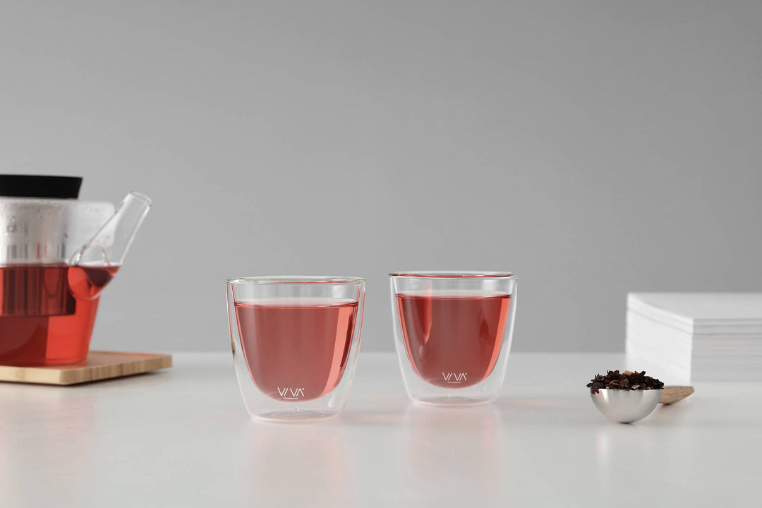 Lauren™ Large Glass Double-Walled Glasses - Set of 2