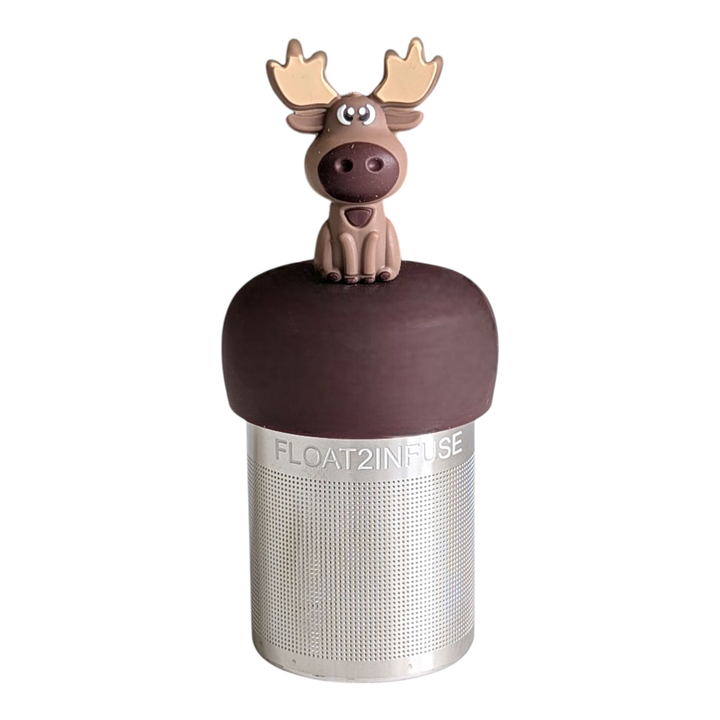 Moose | Floating Tea Steeper | Dark Brown Base | Brown Moose