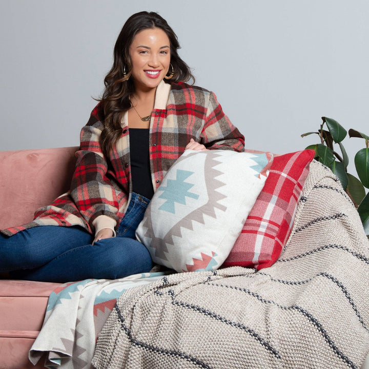 EZ Home Elin 50x60" Recycled Cotton Decorative Throw Blanket