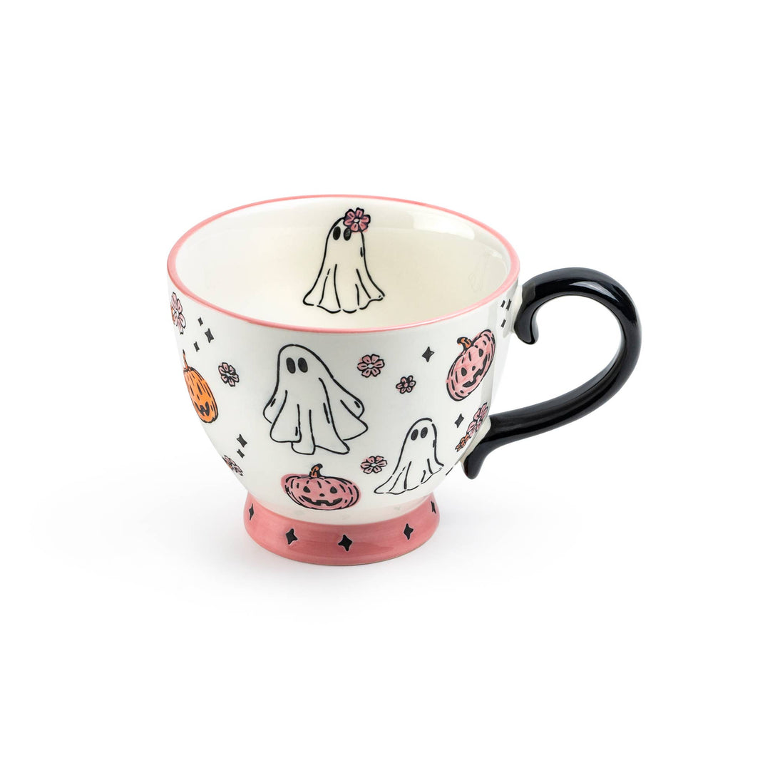 Haunted Harvest 16oz Pink Latte Mug