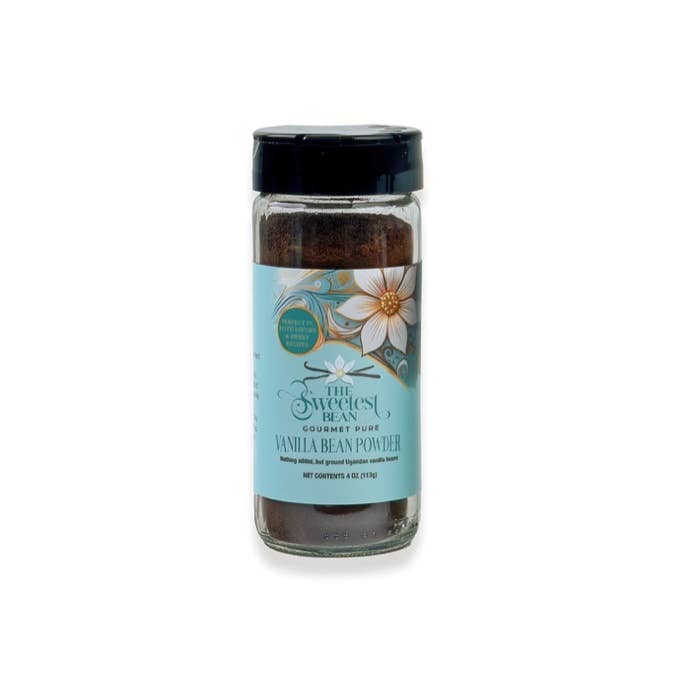 2 OZ and 4 OZ SINGLE-ORIGIN GOURMET PURE VANILLA BEAN POWDER