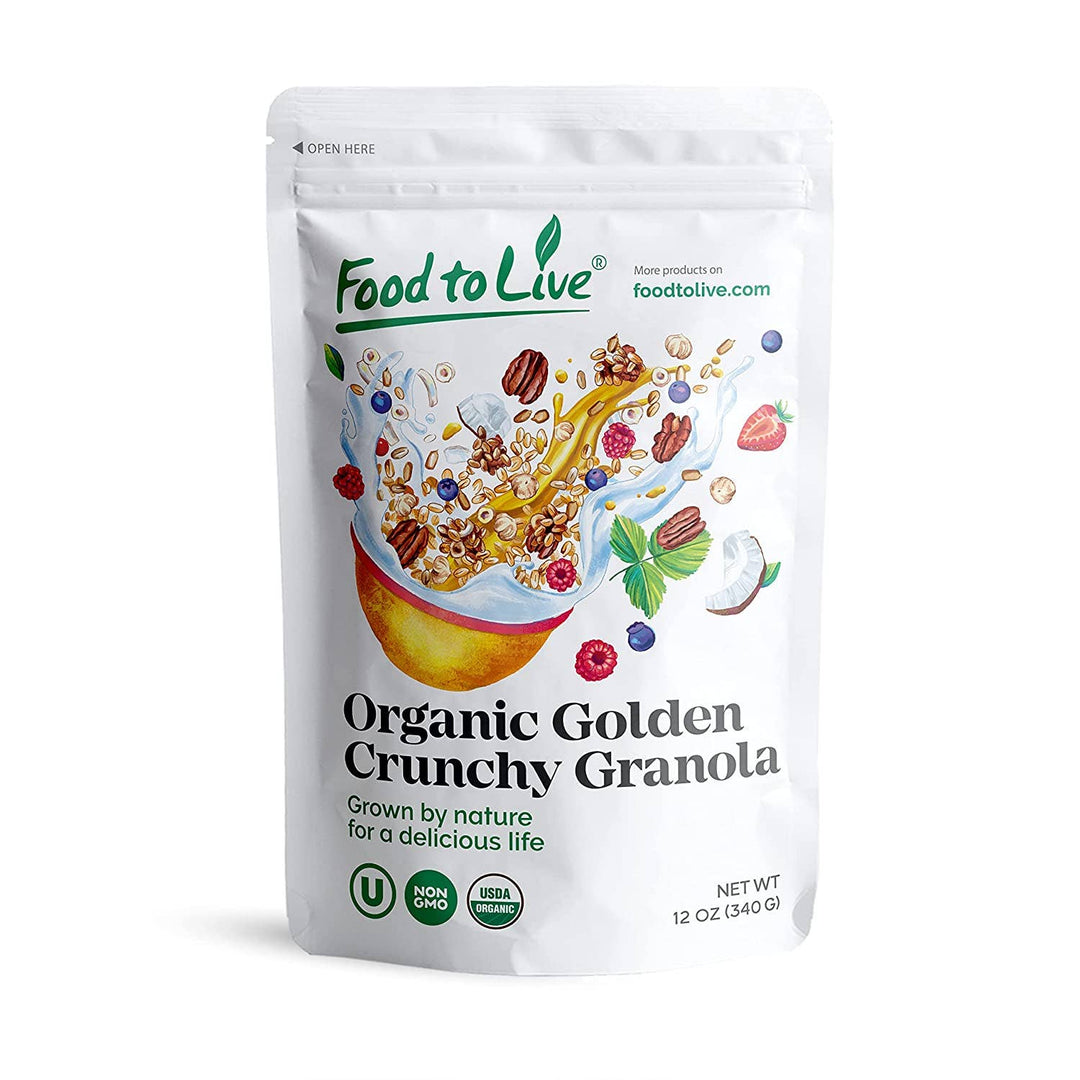 Organic Golden Crunchy Granola – Small Batch, Handcrafted