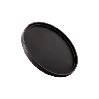 Vikko Thunder - Black Deep Round Plate, 9"