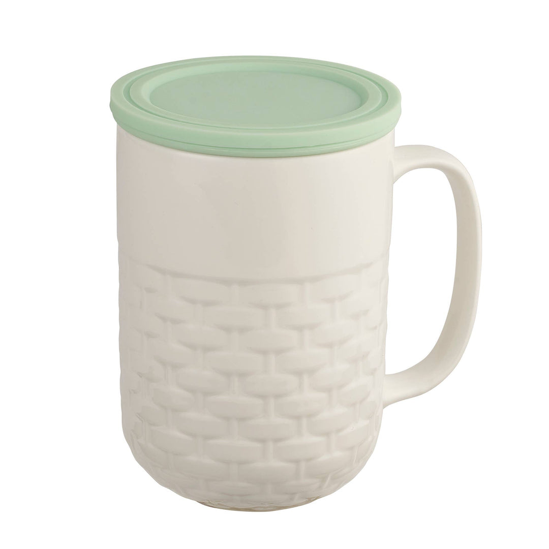 Weave 15oz Tea Infuser Mug White