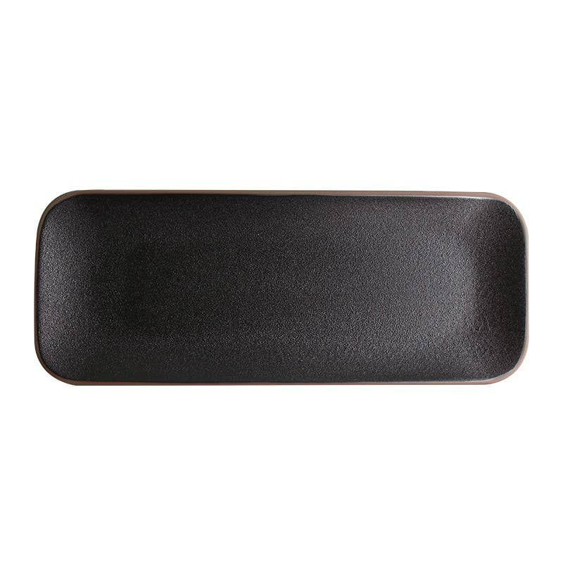 Vikko Thunder - Black Rectangular Plate, 11"