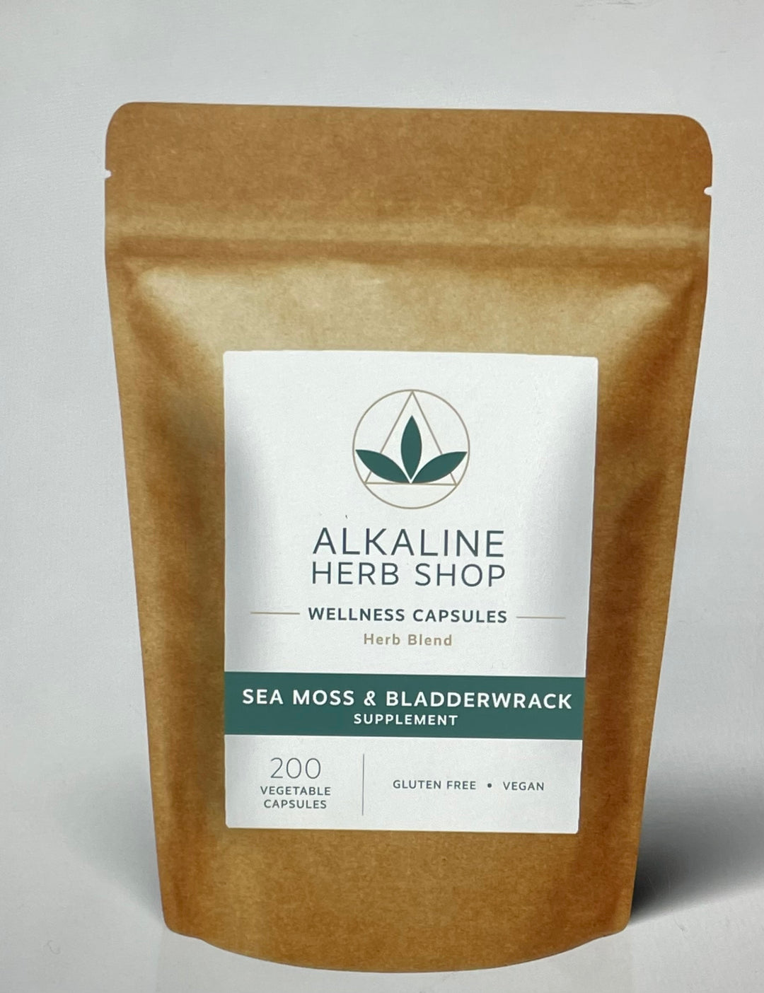 Sea Moss and Bladderwrack    200 veggie capsules
